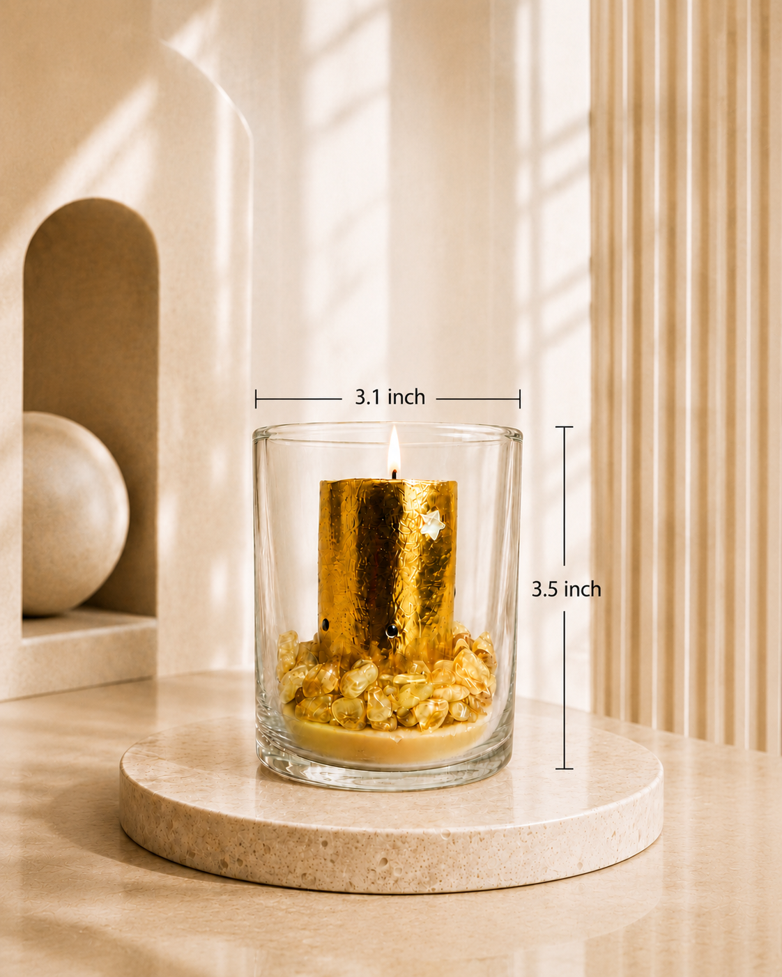 Wealth Candle — Seven Stars & Five Elements Ritual