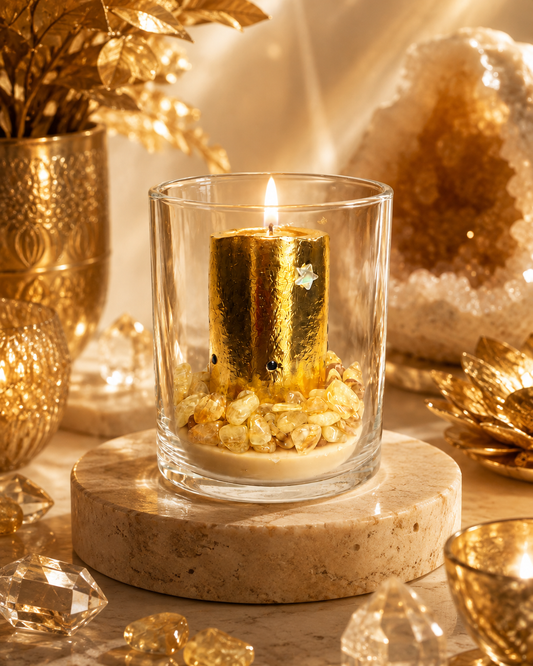 Wealth Candle — Seven Stars & Five Elements Ritual
