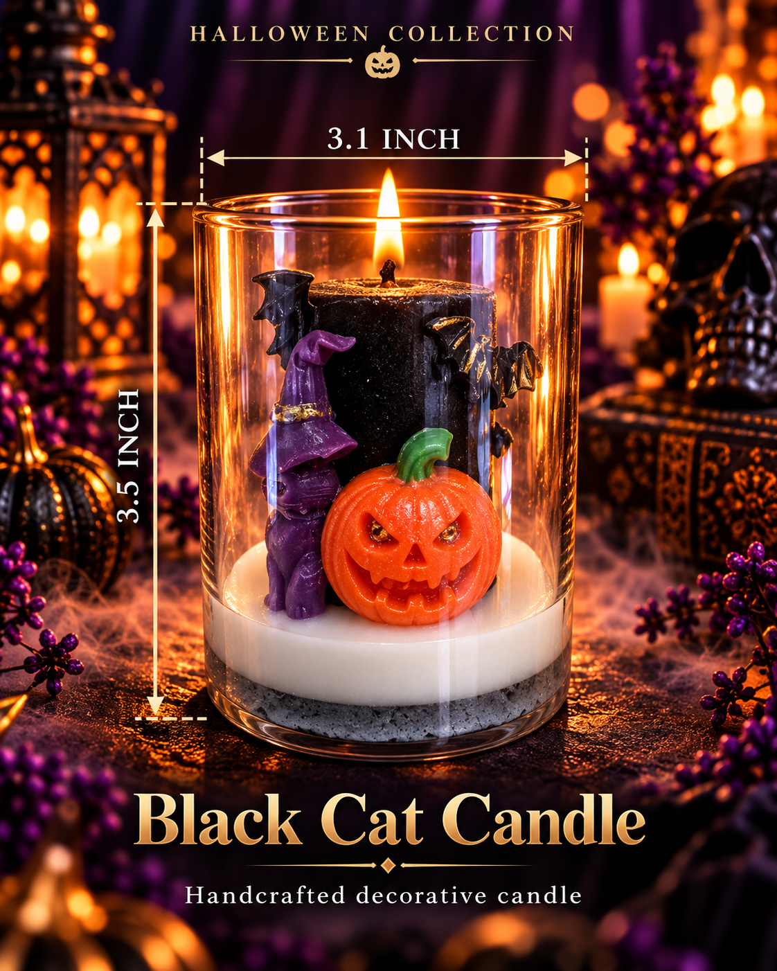 Jack-o’-Lantern Candle