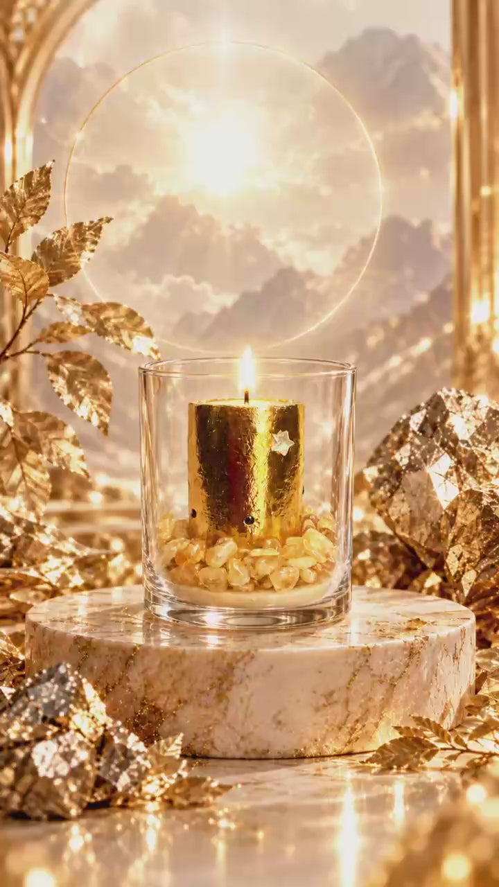 Load video: Behind-the-scenes craftsmanship of the LALOVE Wealth Candle